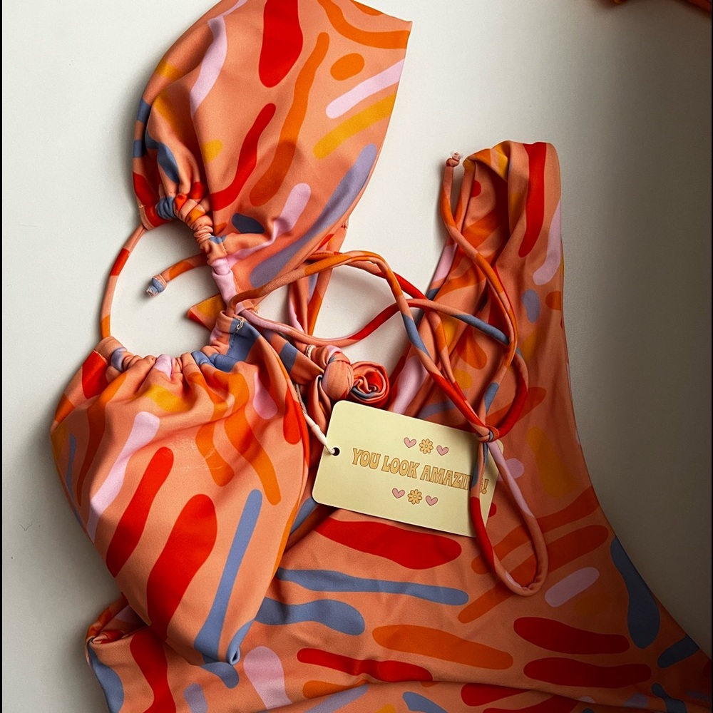 NEW WITH TAGS: Aurelle Retro Bikini